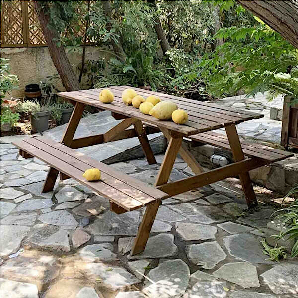 Wooden Picnic Table 150x150xx(H)75cm